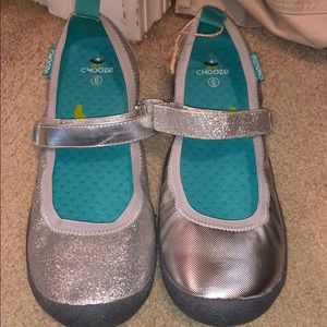 Chooze Silver Metallic/Glitter Shoes